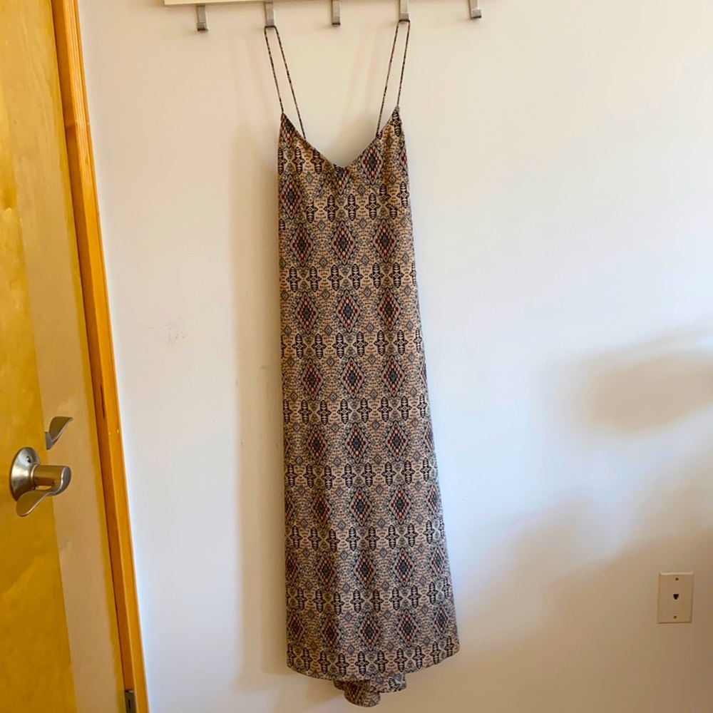 Printed maxi dress